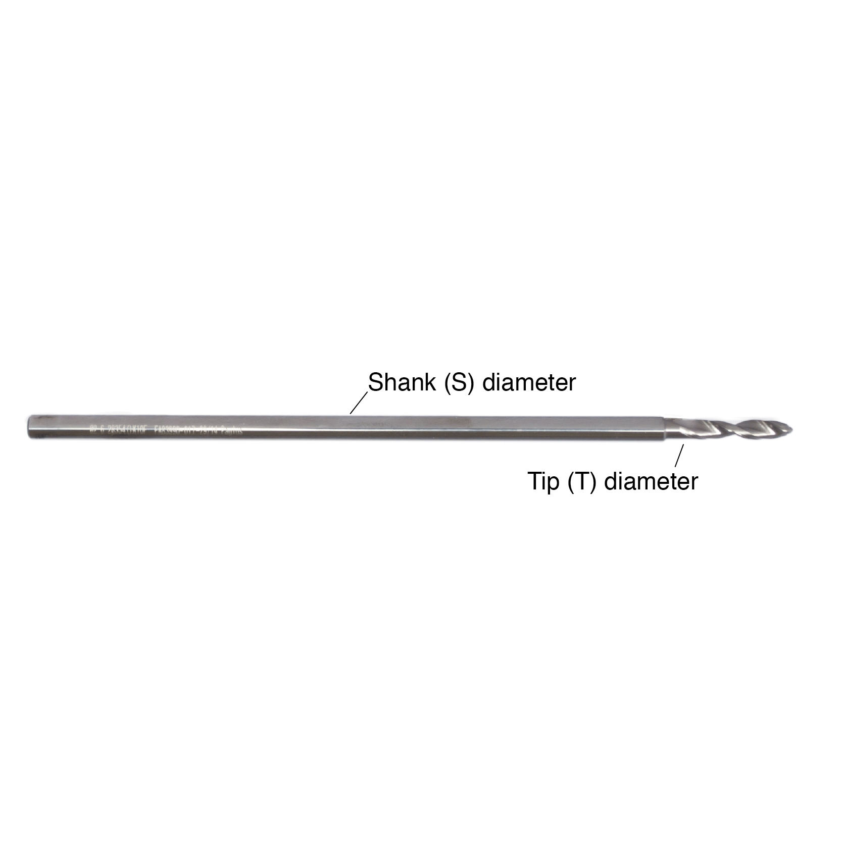 Shank drills for screw tips